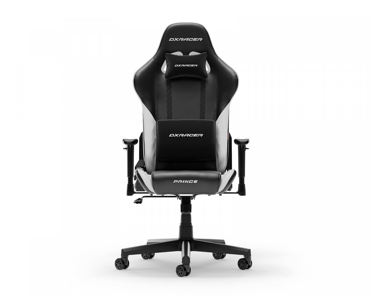 DXRacer PRINCE L Svart & Hvit PVC Lær