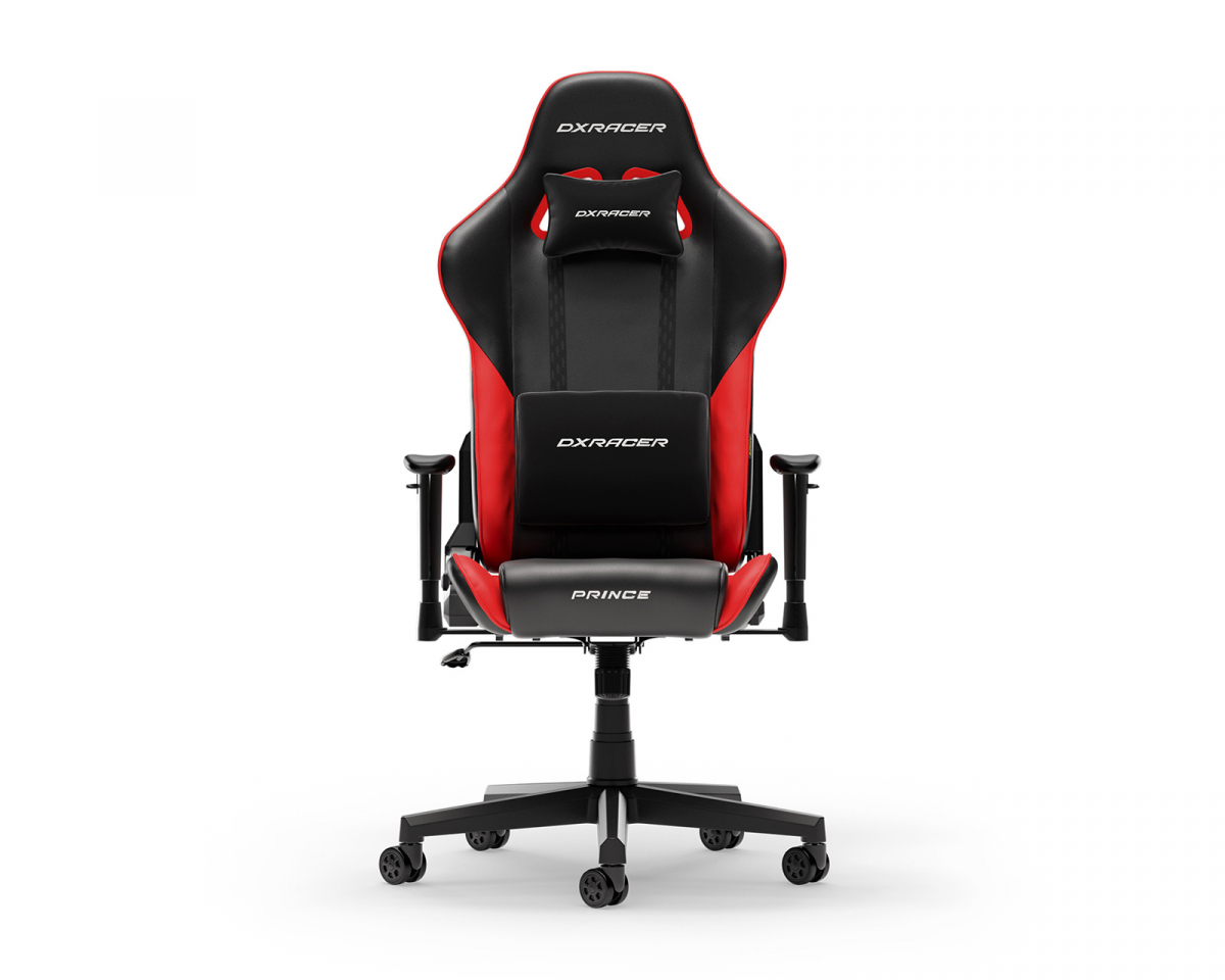 DXRacer PRINCE L Schwarz & Rot PVC Leder