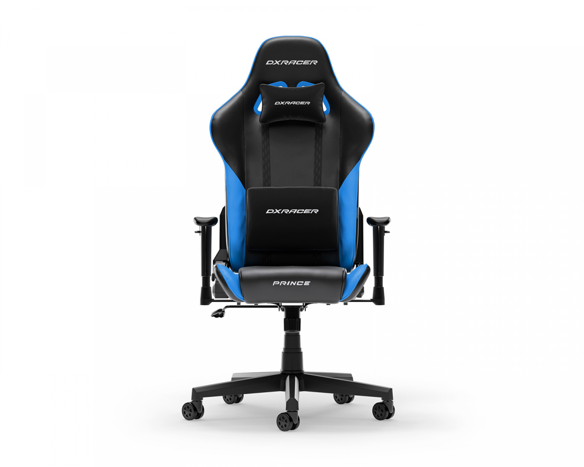 DXRacer PRINCE L Svart & Blå PVC Lær