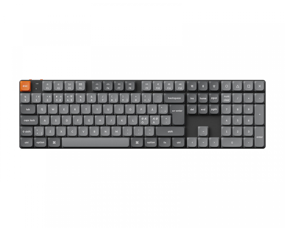 Keychron K5 Max Low Profile Hotswap Trådløst Tastatur [Gateron Brown] - ISO