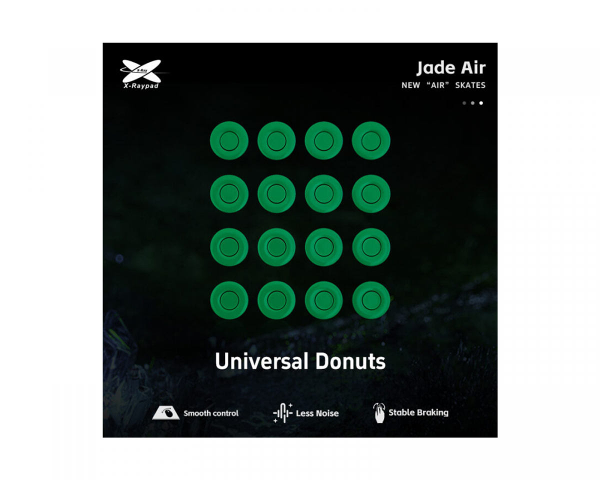 X-raypad Jade Air Mouse Skates - Universal Donuts