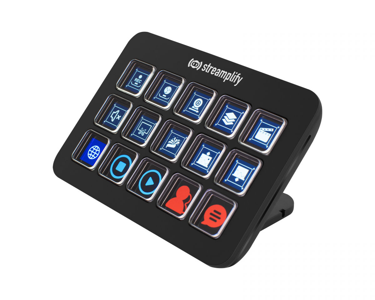 Streamplify Streaming Deck One - USB-Hub - Svart