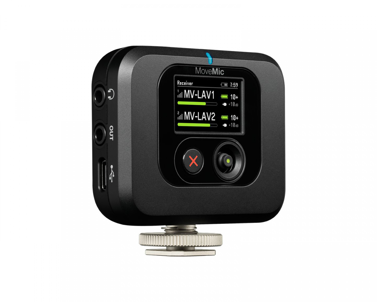 Shure MoveMic Receiver - Trådløs Mottaker til MoveMic