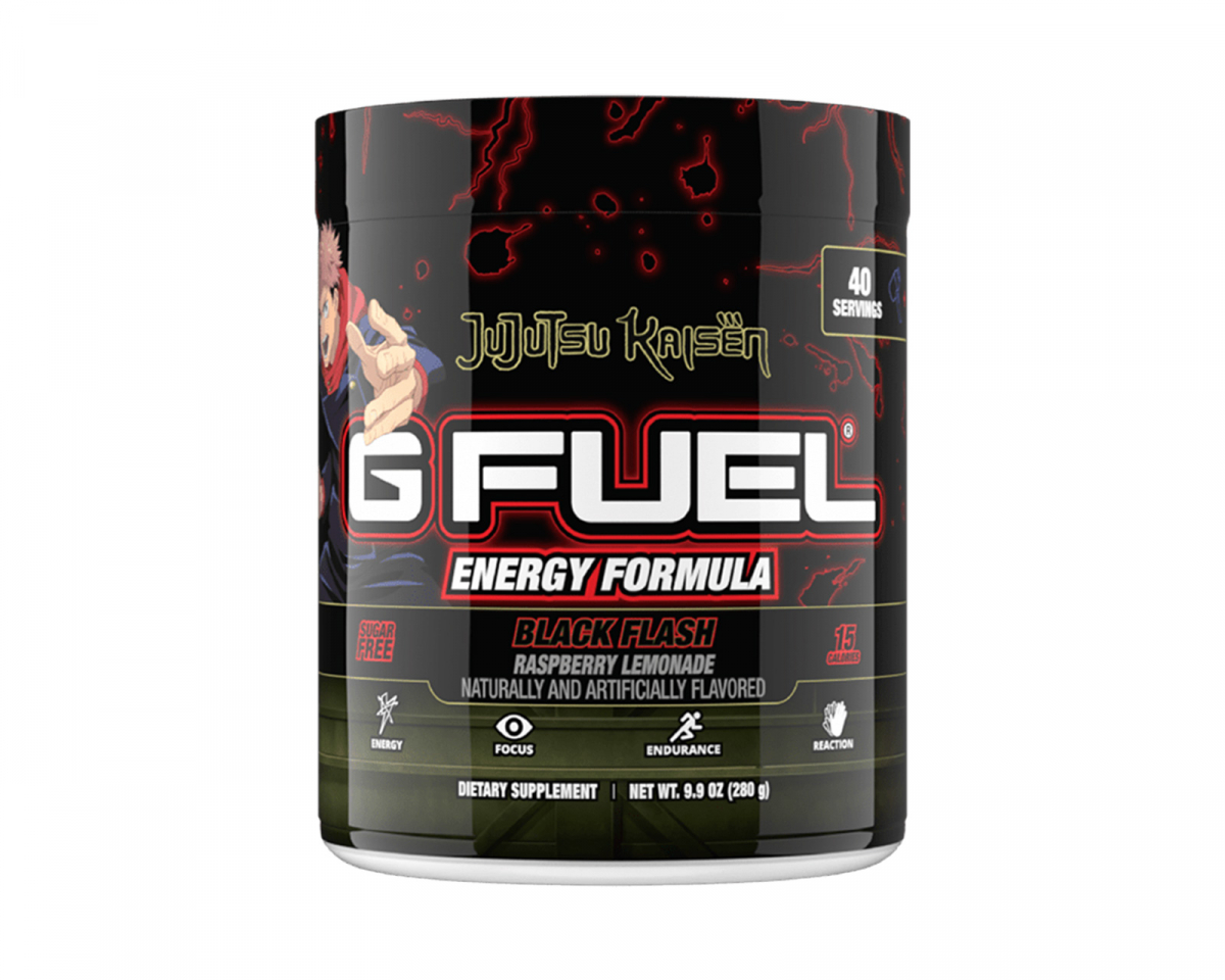 G FUEL Black Flash - 40 Porsjoner
