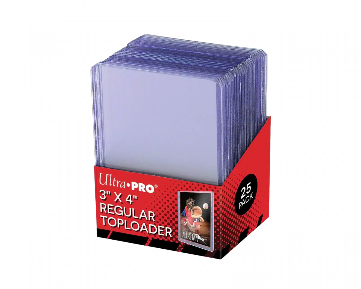 Ultra Pro Toploader 3x4" Clear Regular 25-pack - Plastlommer