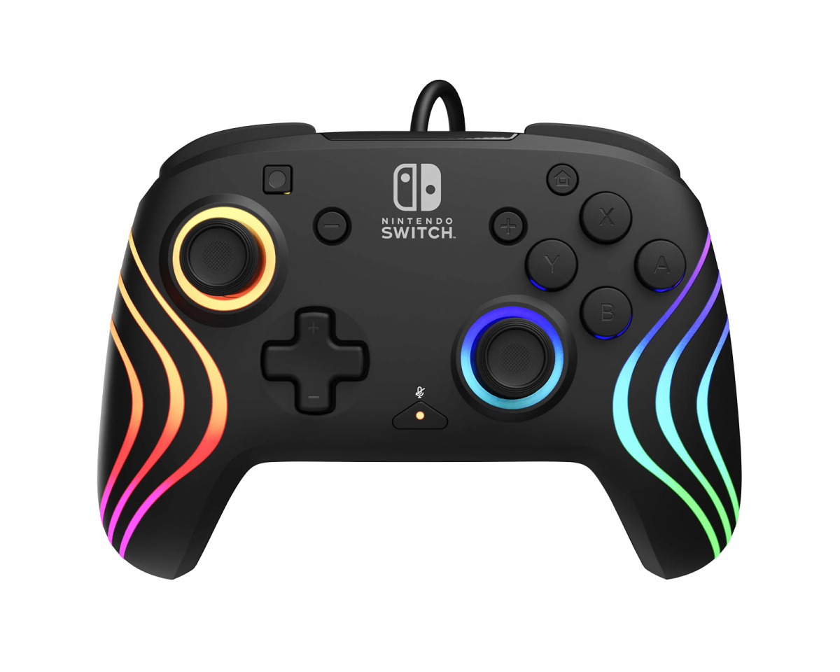 PDP Afterglow Wave Wired Kontroller - Svart (Nintendo Switch)
