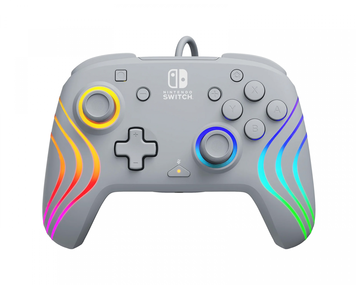 PDP Afterglow Wave Wired Kontroller - Grå (Nintendo Switch)