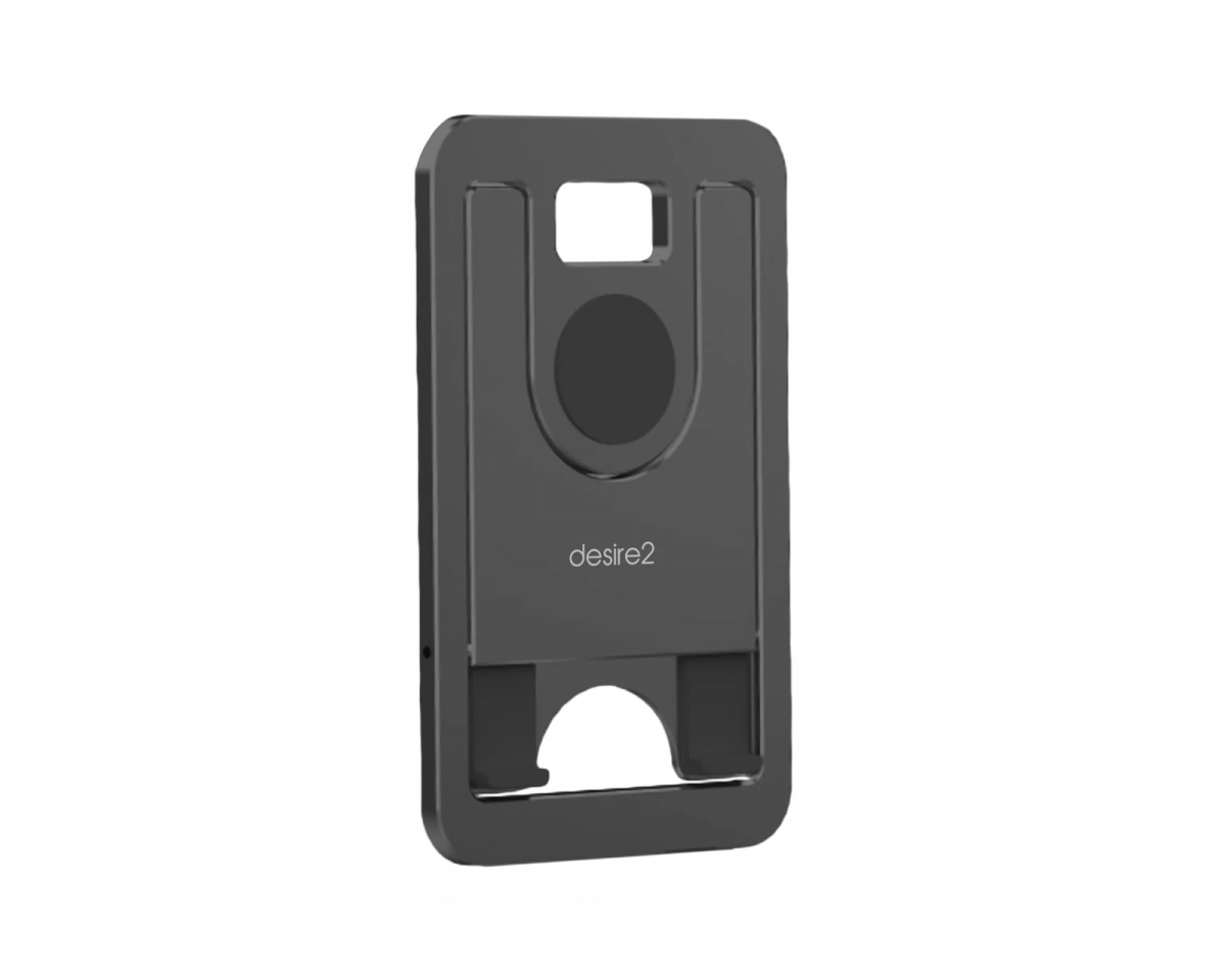 DESIRE2 Ultra Slim Telefonholder Aluminium - Mørkegrå