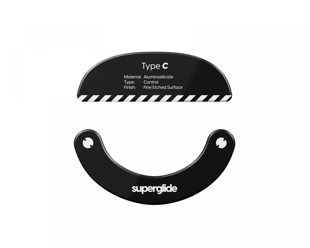 Superglide Glass Skates Type-C til X2 Series - Svart