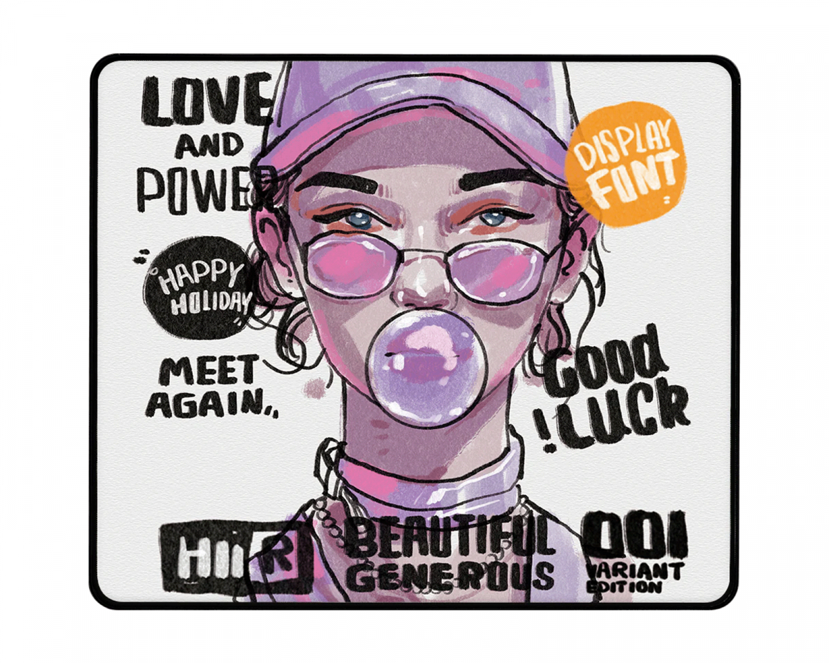 Owepowe Rapper Girl - Gaming Musematte - XL