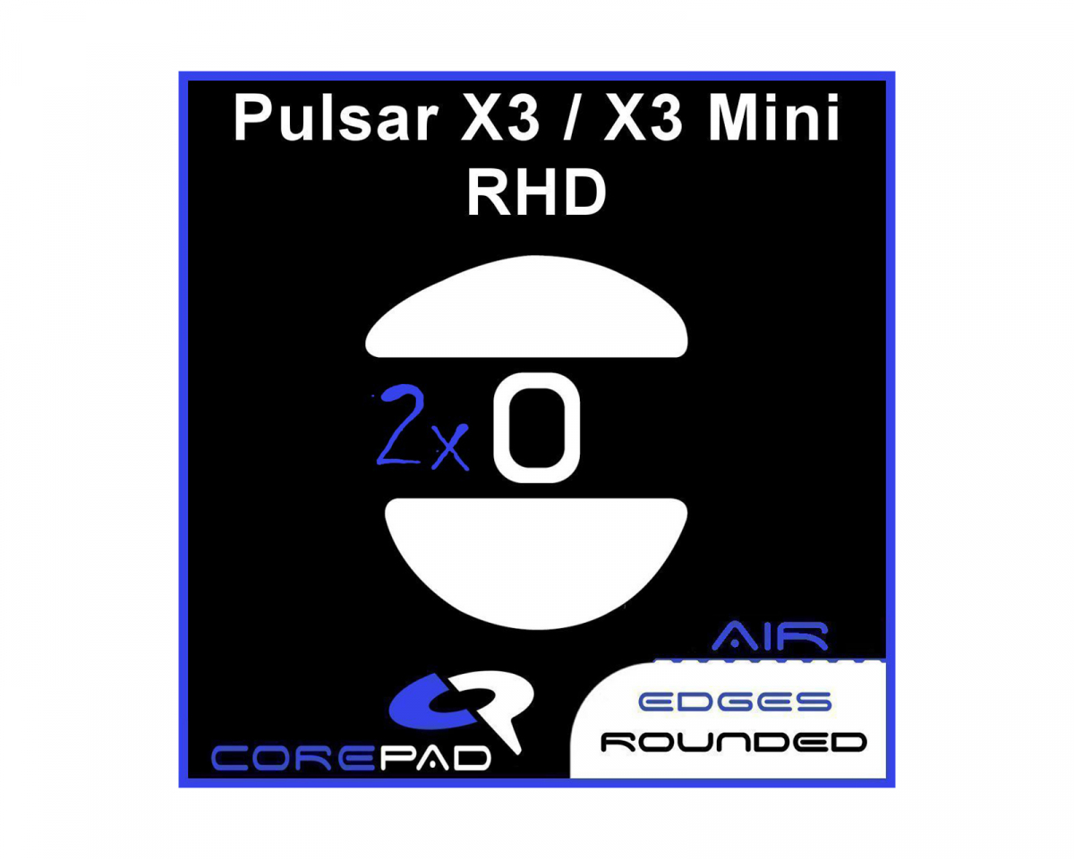 Corepad Skatez AIR til Pulsar X3 RHD