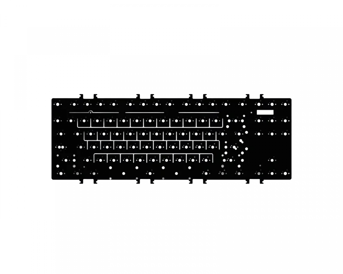 Wuque Studio Zoom75 TIGA - Tri-mode Flex Cut Hotswap RGB PCB 1.2mm