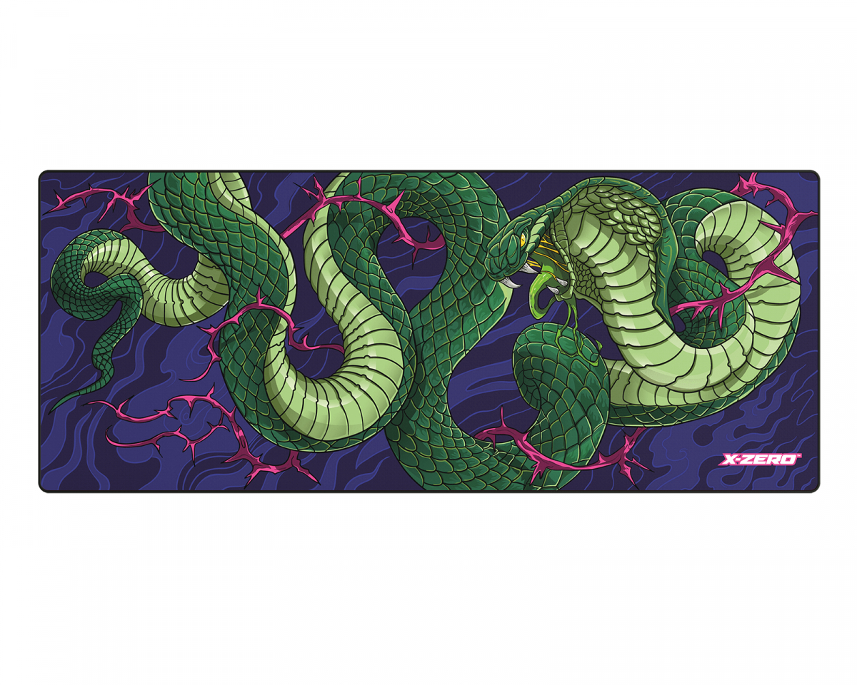 X-Gamer The Green Snake Serpent Musematte - XXL