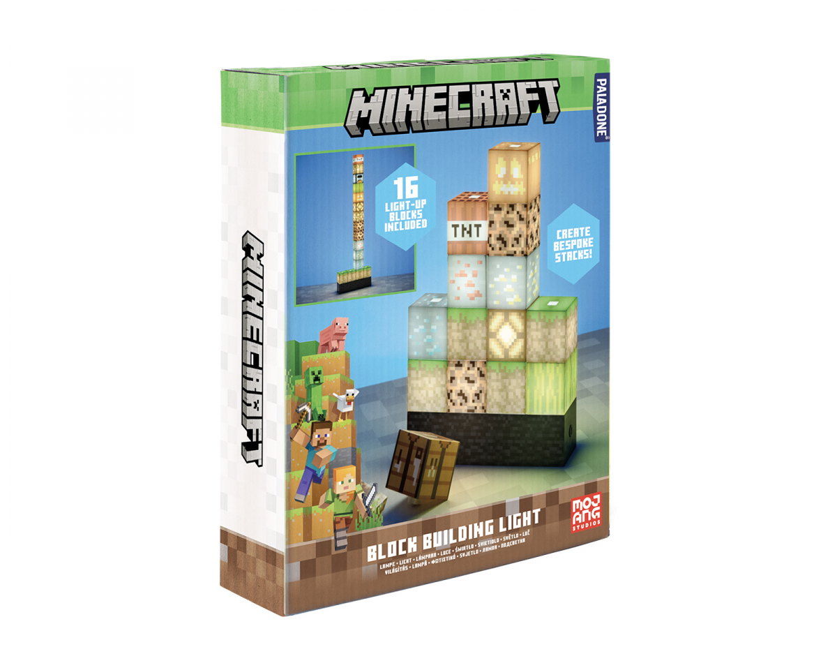 Paladone Minecraft Block Building Light BDP - Minecraft Lampe