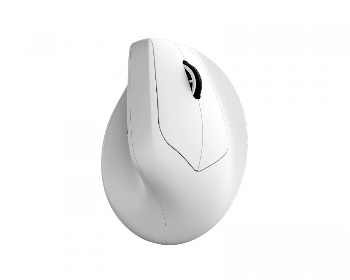 Keychron M5 8K Trådløs Ergonomisk Mus - Hvit