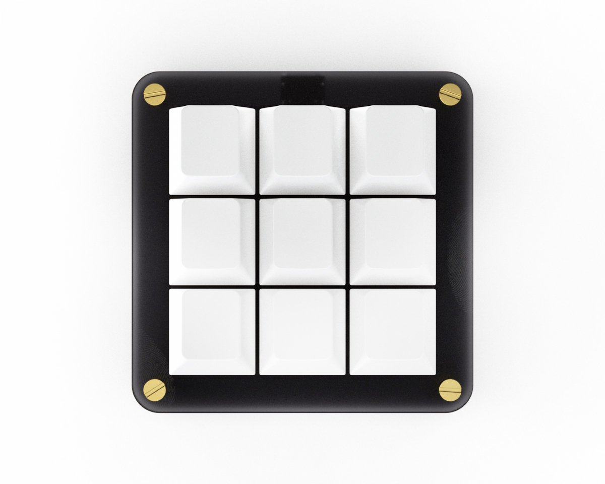 MaxCustom 9-Key MacroPad - Svart