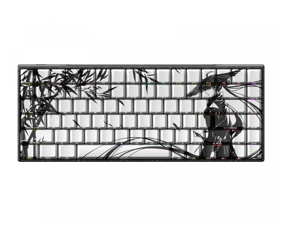 WLMouse YING75 HE Forged Carbon Fiber Tastatur - Hvit [Gateron Nightfall]
