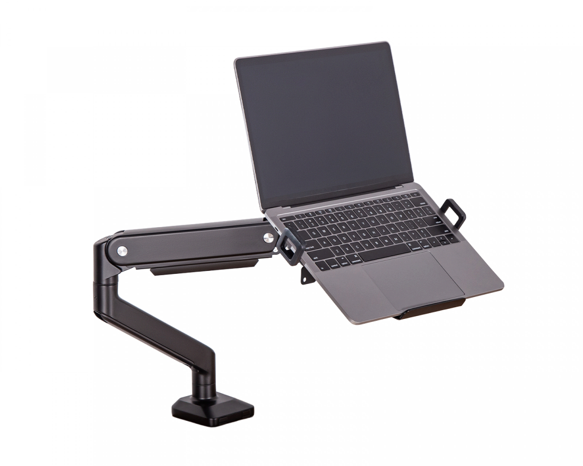 MaxMount Laptopholder for Skjermstativ - Svart