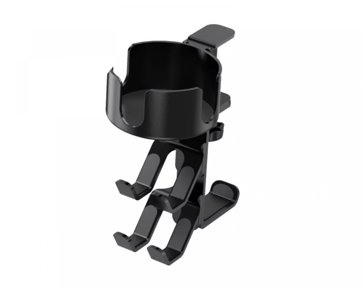 MaxMount Holder for Drikke, Hodetelefoner og Kontroller - Svart