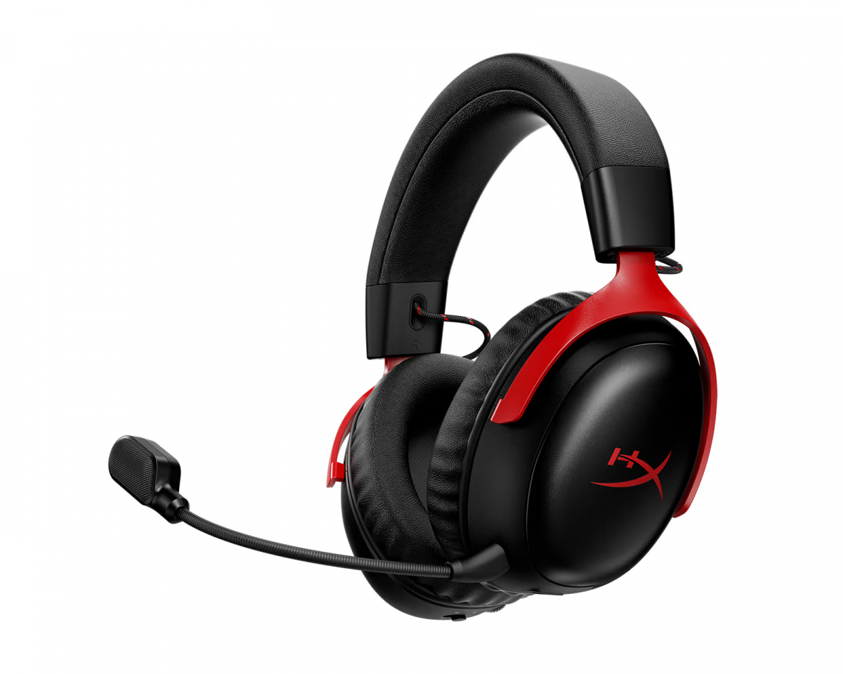 HyperX Cloud III S Trådløst Hodesett - Rød/Svart