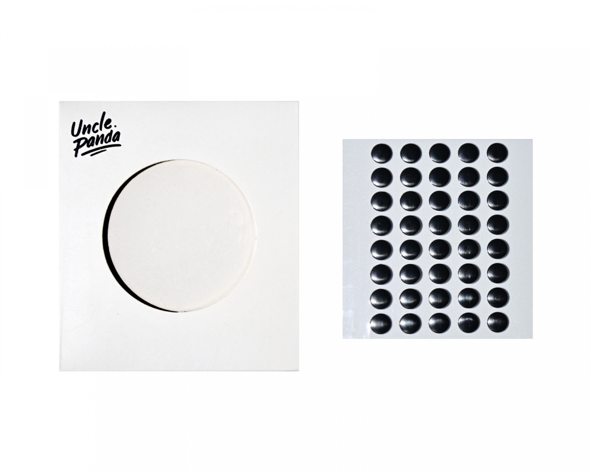 Uncle Panda Spirit Dots - Black - 40 pcs