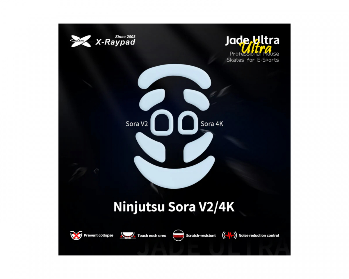 X-raypad Jade Ultra Skates for Ninjutsu Sora V2 / 4K (universal)