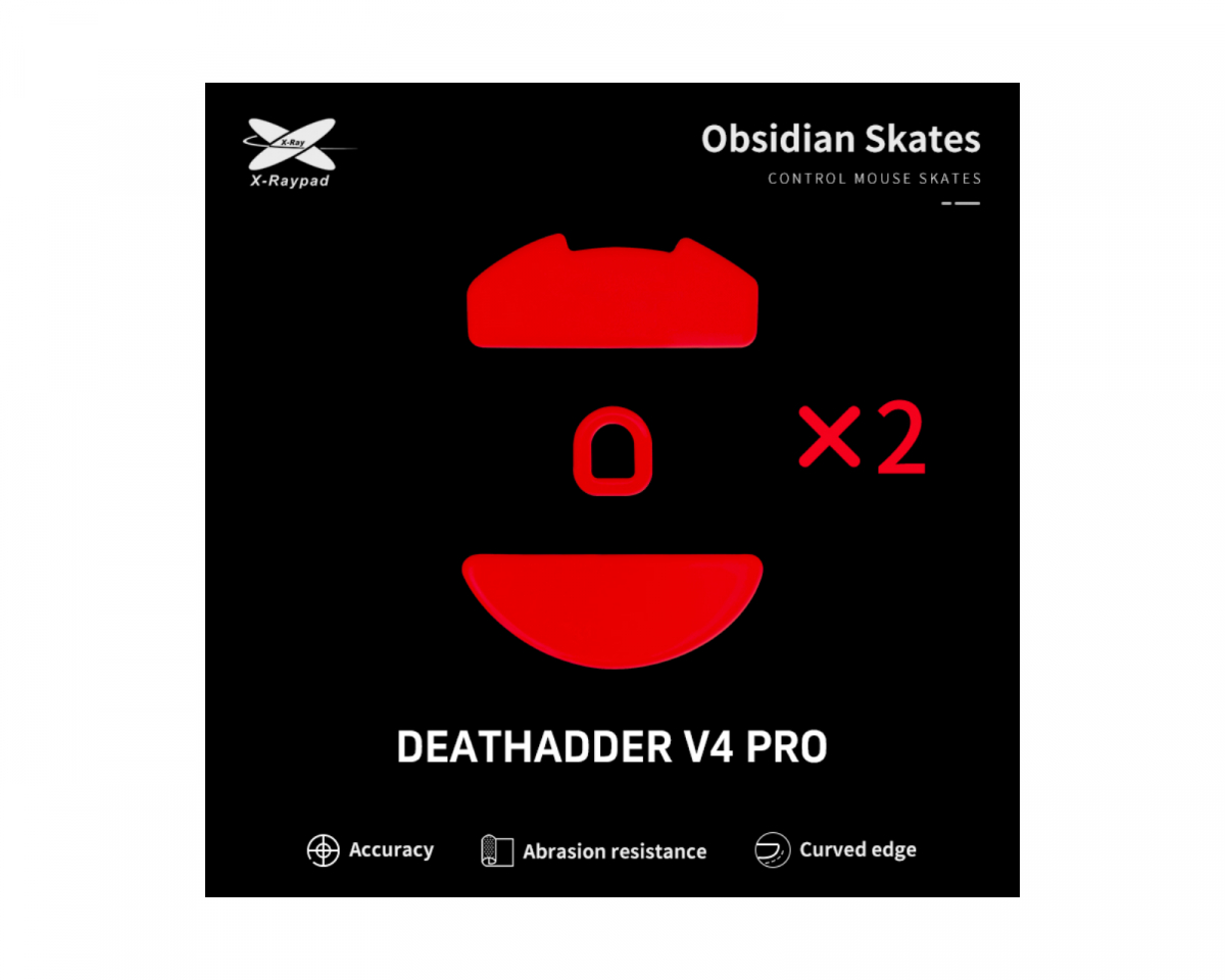 X-raypad Obsidian Skates for Razer Deathadder V4 PRO