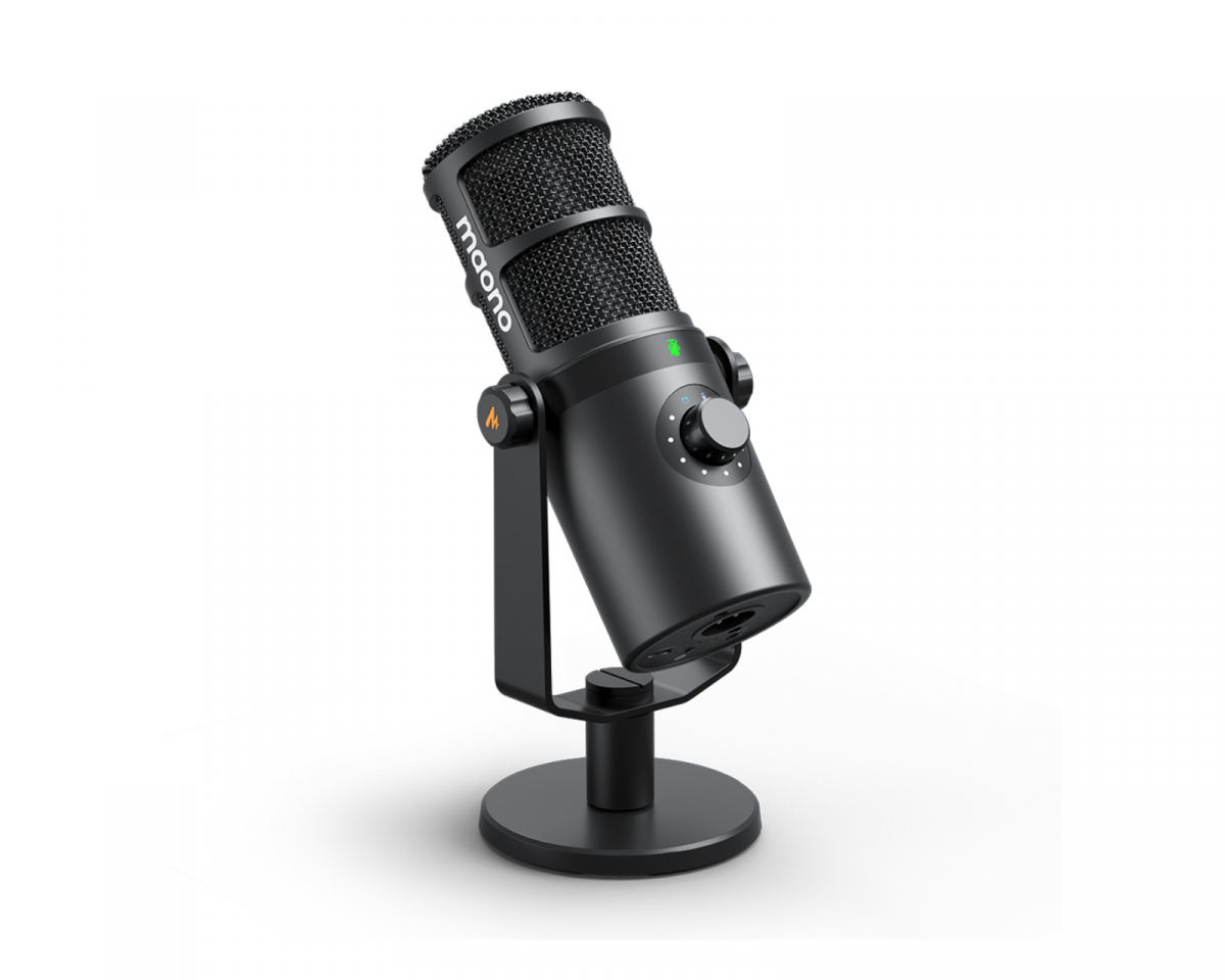 Maono PD400X USB/XLR Mikrofon - Dynamisk Mikrofon - Svart