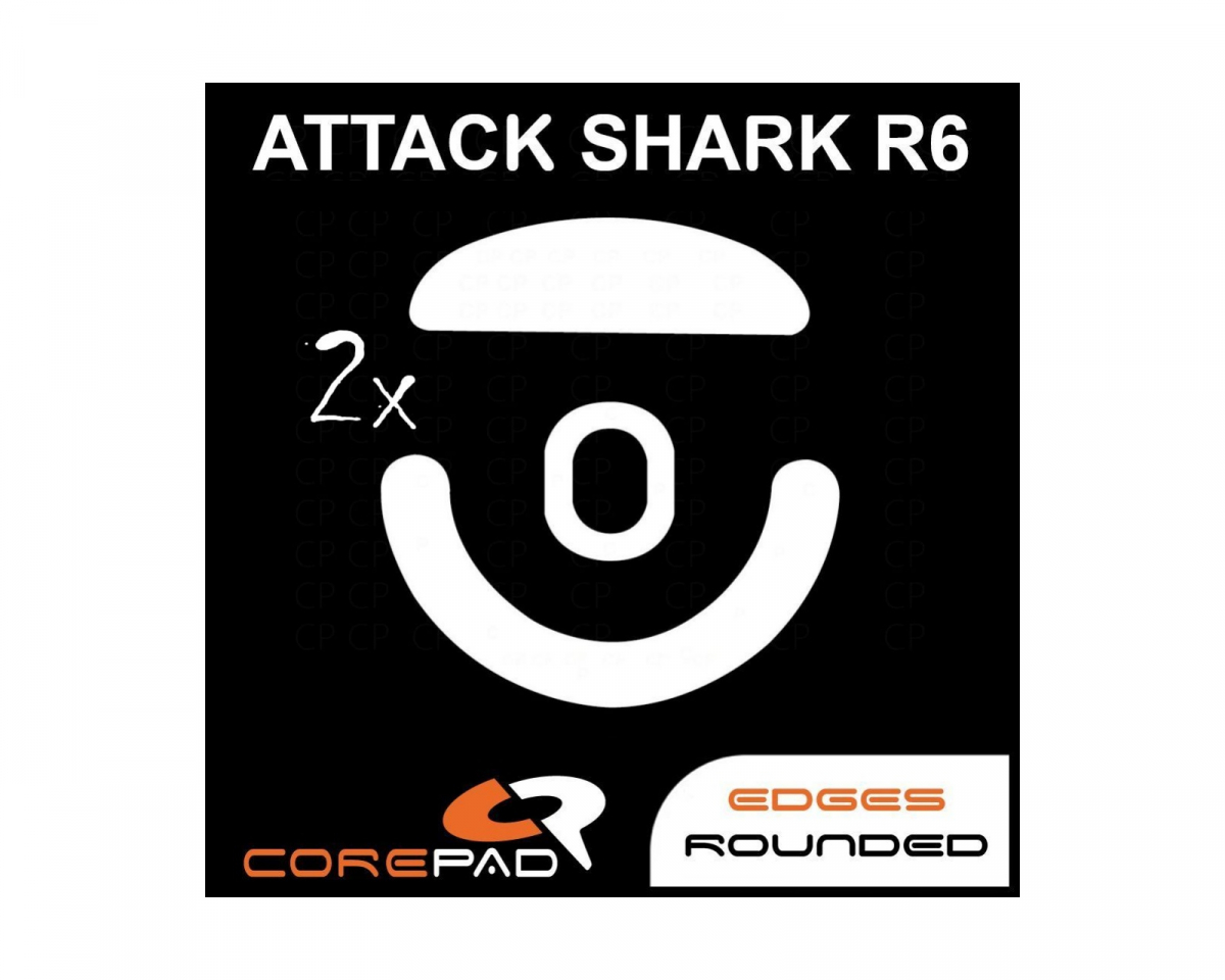 Corepad Skatez PRO til Attack Shark R6 Trådløs / Attack Shark R6 PRO Trådløs