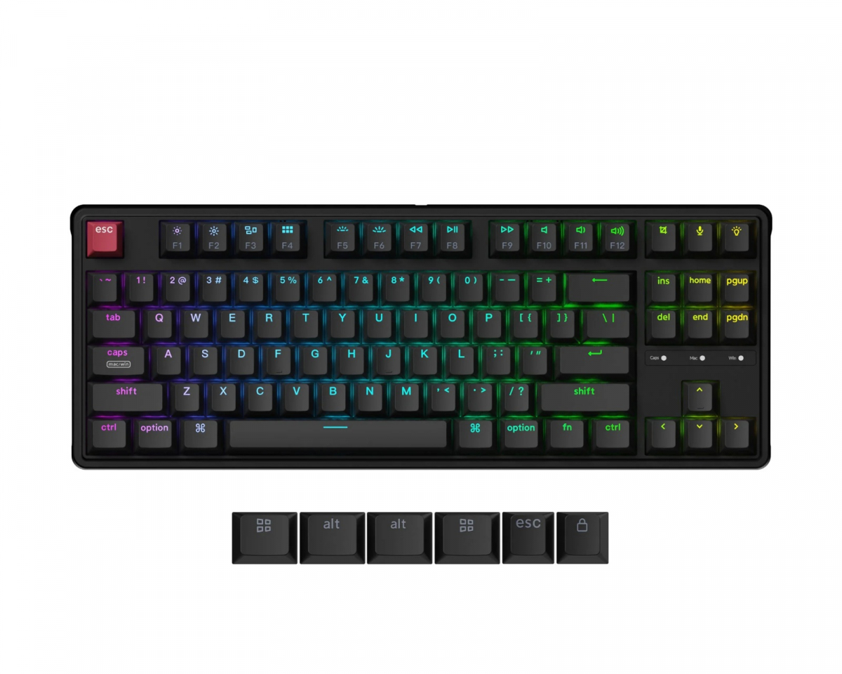 Keychron C3 Pro 8K QMK ISO Mekanisk Tastatur [K Super Red]