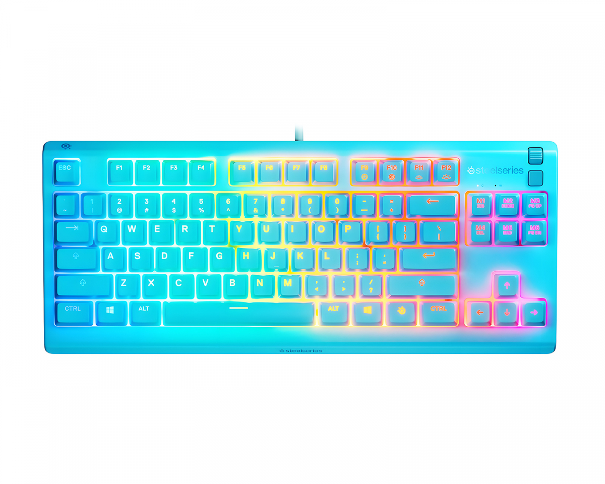 SteelSeries Apex 3 TKL RGB Gaming Tastatur - Aqua