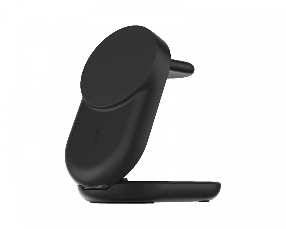 Belkin UltraCharge 3-i-1 Qi2 Trådløs Lader - Svart