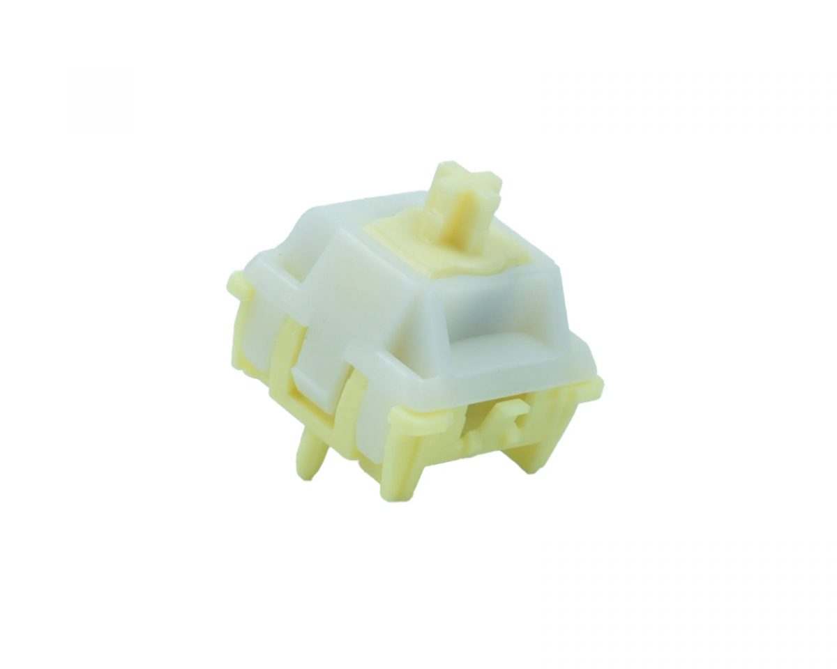 Gateron Ukeebs Snowy Yellow Magnetisk Lineær Switch