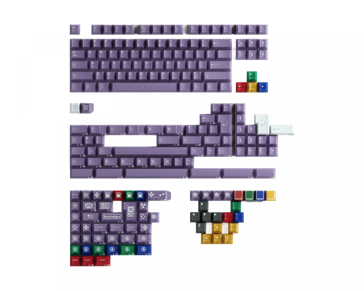 KBDfans PBTfans Atomic Purple R2 - Base kit