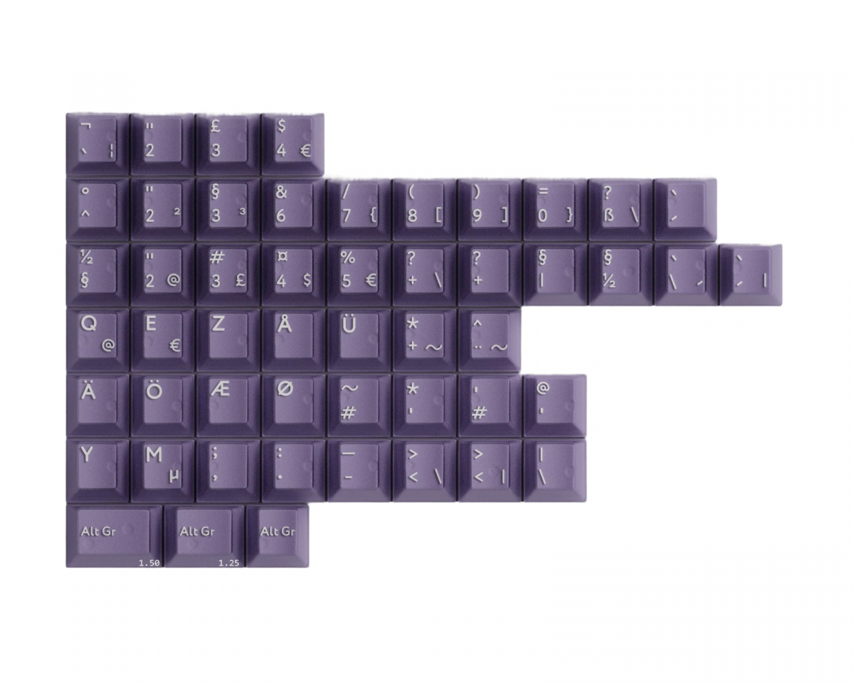 KBDfans PBTfans Atomic Purple R2 - Internasjonalt sett