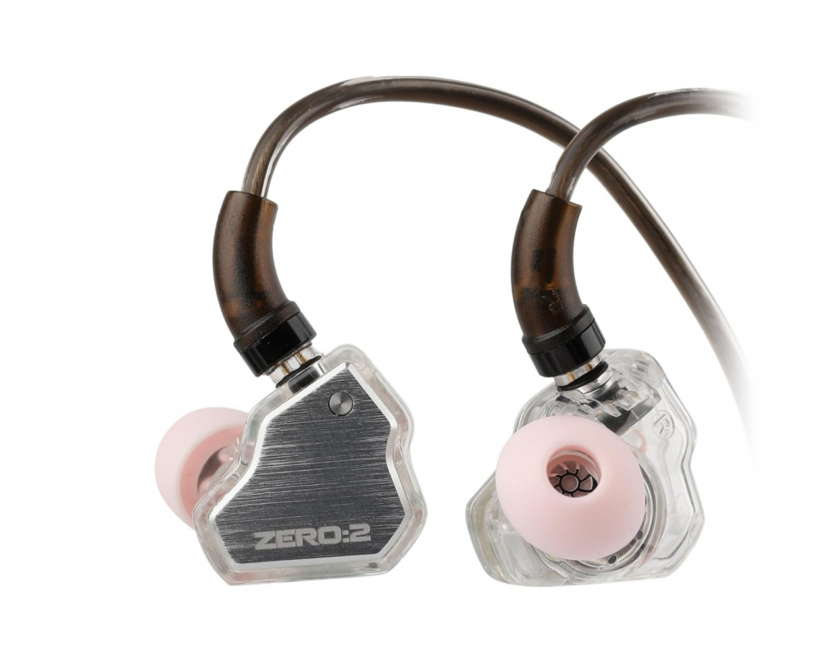 7HZ Zero 2 IEM Hodetelefoner med Mikrofon - 3.5mm - Sølv