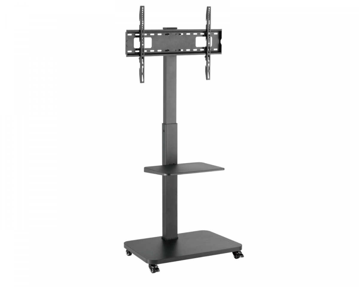 MaxMount Mobilt TV-stativ med hjul – 37"–75" – Svart