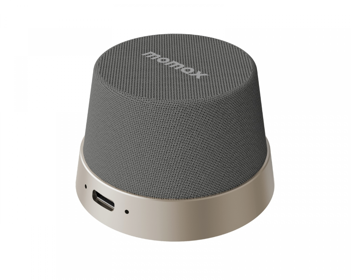 Momax 1-Vibe Go Magnetisk Trådløs Høyttaler - Titanium