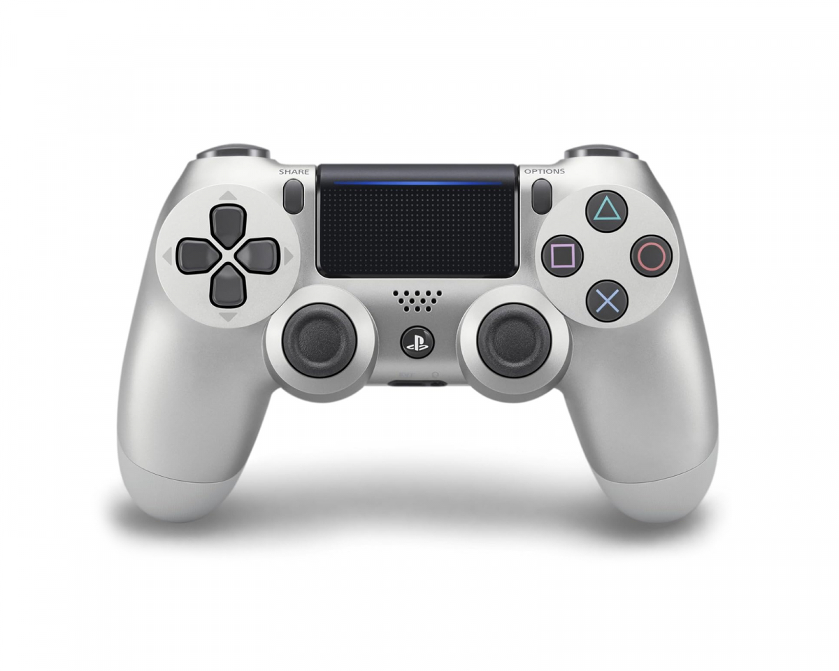Sony Dualshock 4 Trådløst PS4 Kontroll v2 - Silver (Refurbished)