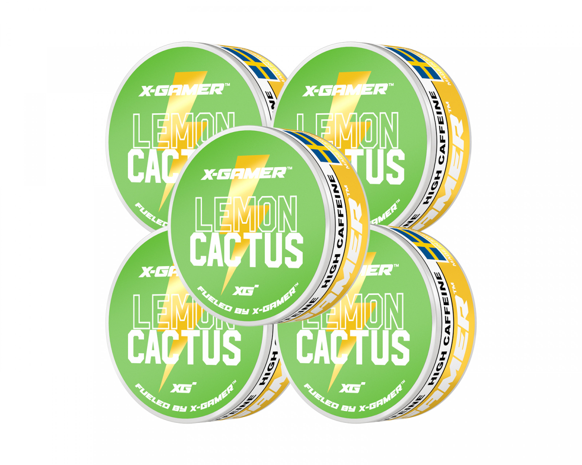 X-Gamer Pouch Energy - Lemon & Cactus (5-Pack)