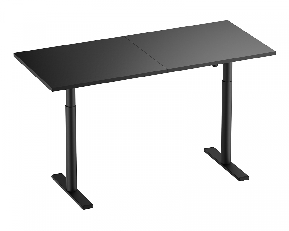 MaxMount Skrivebord Hev og Senkbart 1600x700mm Elektrisk - Svart