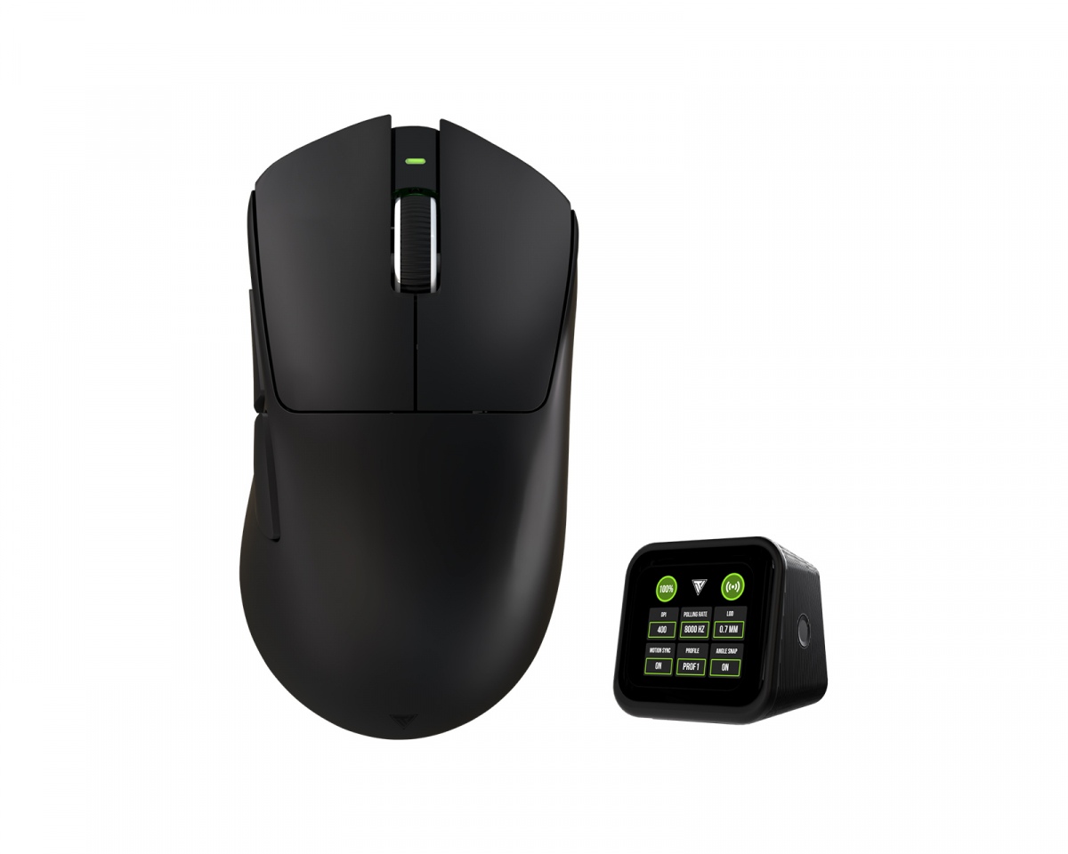 Teevolution Rapid Sync 8K Dongle + Terra Pro Trådløs Gamingmus - Svart