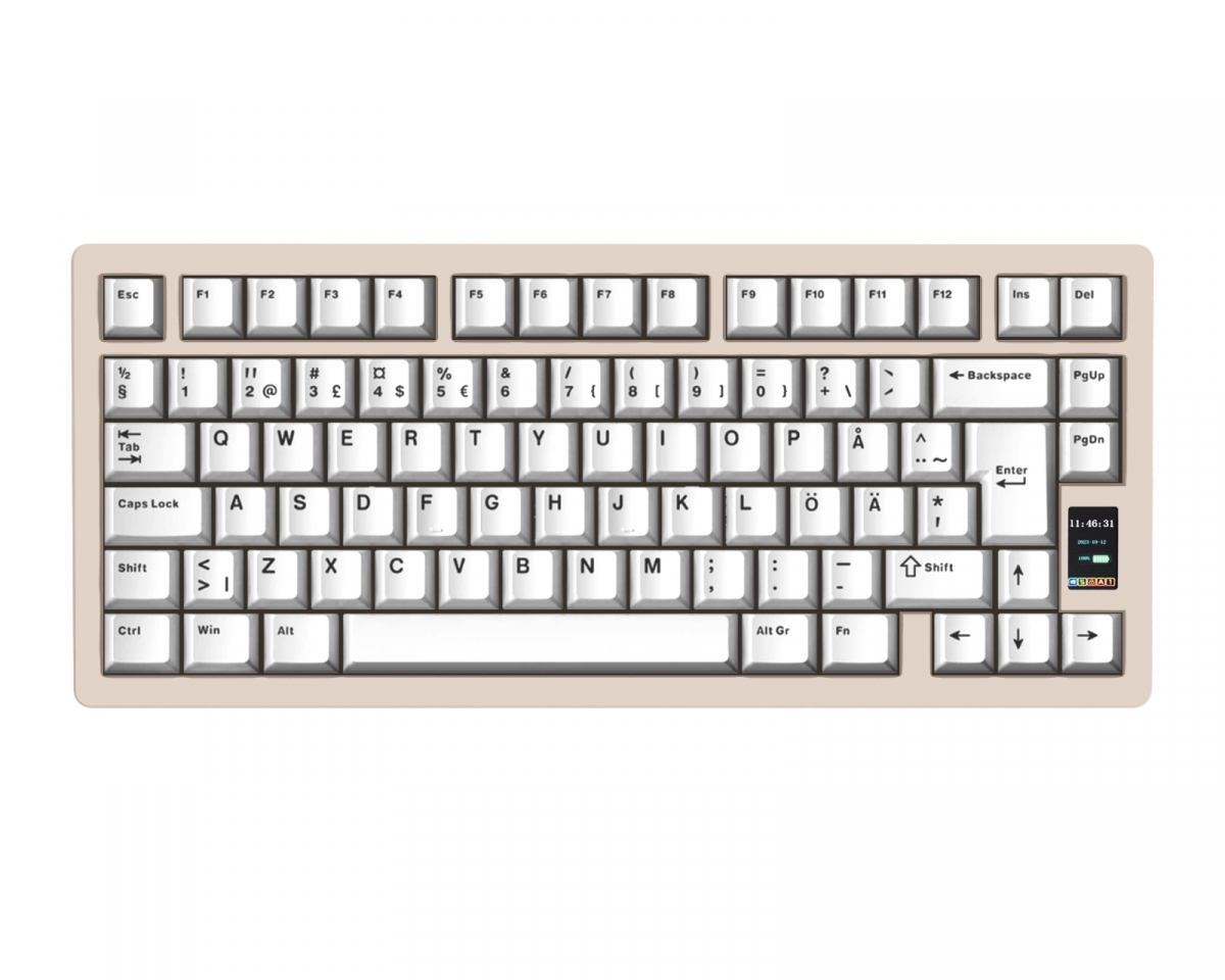 Nd75 Essential Edition Iso Bundle [Ws Standard] - Milky Tea