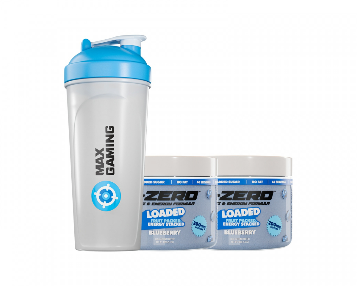 X-Gamer X-Zero Loaded Blueberry - 2 x 40 Porsjoner + Shaker