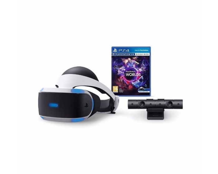 Kjøpe Sony Playstation VR (inkl. Kamera) + VR Worlds på Kjøpe Sony Playstation VR Mega Pack 2 + 5 st spel (inkl