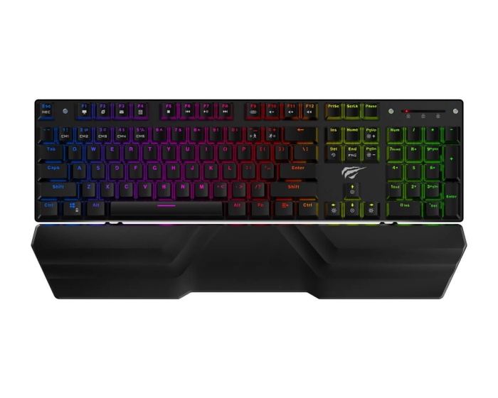 Tastatur Stort utvalg av produkter hos MaxGaming.no Kjøpe Havit Gaming KB370L RGB Mekanisk Tastatur på MaxGaming.no