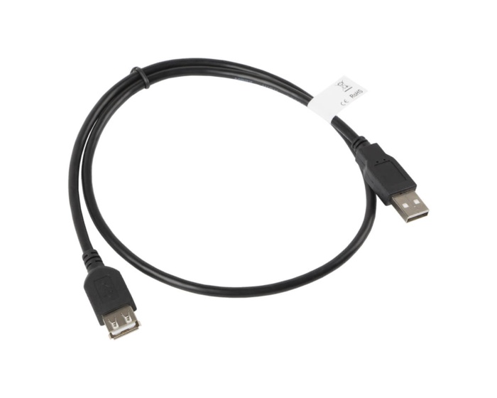 Lanberg USB Skjøteledning 2.0 AM-AF 0.7m