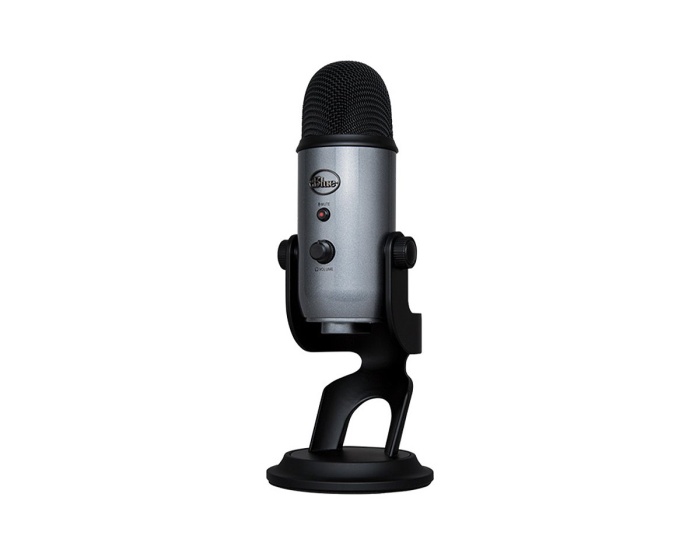 Kjøpe Blue Microphones Yeti USB Lunar Grey på MaxGaming.no Blue Yeti Podcaster Microphone Silver Mikrofon