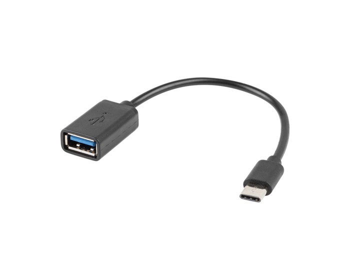 Lanberg USB-C (Hane) til USB-A (Hona) 2.0 15cm Adapter OTG