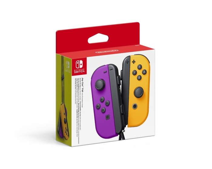 Nintendo Joy-Con Pair Neon - Lilla/Oransje